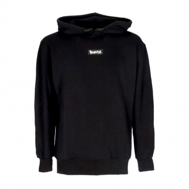 felpa leggera cappuccio uomo back big logo hoodie BLACK