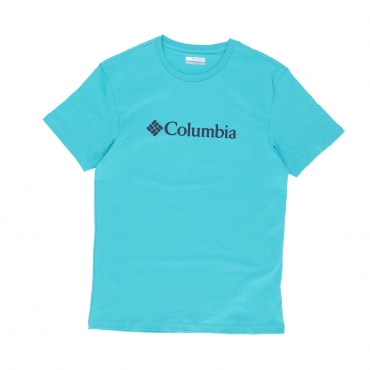 maglietta uomo csc basic logo tee BRIGHT AQUA