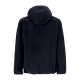 felpa cappuccio uomo backbowl lite half zip hoodie BLACK