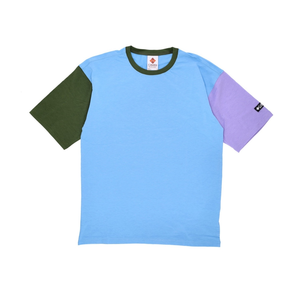 maglietta uomo deschutes valley tee VISTA BLUE/PESTO/FROSTED PURPLE