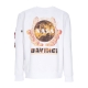 felpa leggera girocollo uomo nasa davinci sweater WHITE