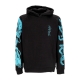 felpa leggera cappuccio uomo ninja rabbit hoodie BLACK