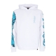 felpa leggera cappuccio uomo ninja rabbit hoodie WHITE