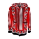 giubbotto uomo hooded l/s cardigan RED/WHITE