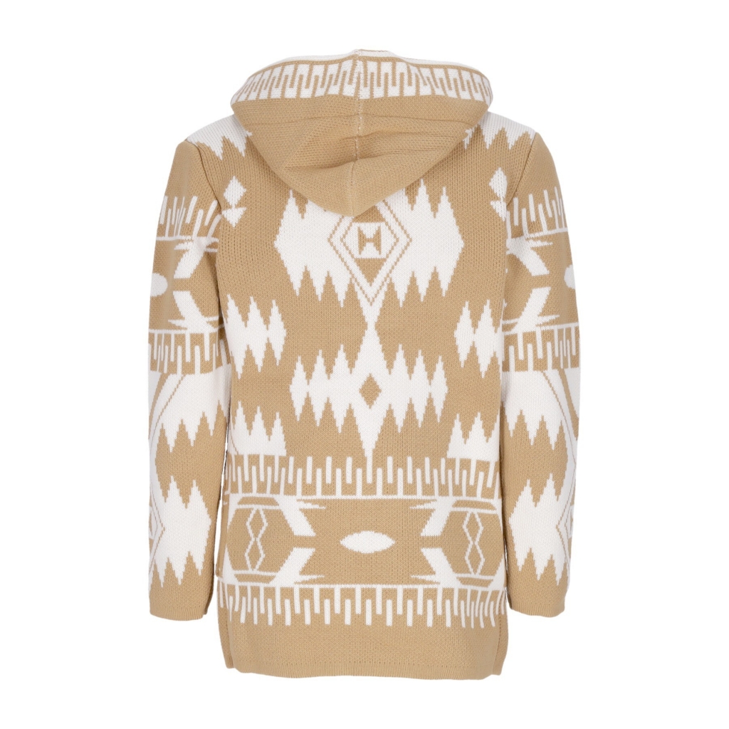 giubbotto uomo hooded l/s cardigan BEIGE