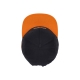 cappellino visiera piatta uomo goat snapback BLACK/ORANGE