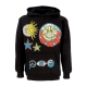 felpa cappuccio uomo mosaic hoodie x smiley BLACK