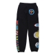 pantalone tuta felpato uomo mosaic sweatpants x smiley BLACK