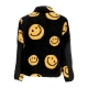 orsetto uomo all over print jacket x smiley BLACK