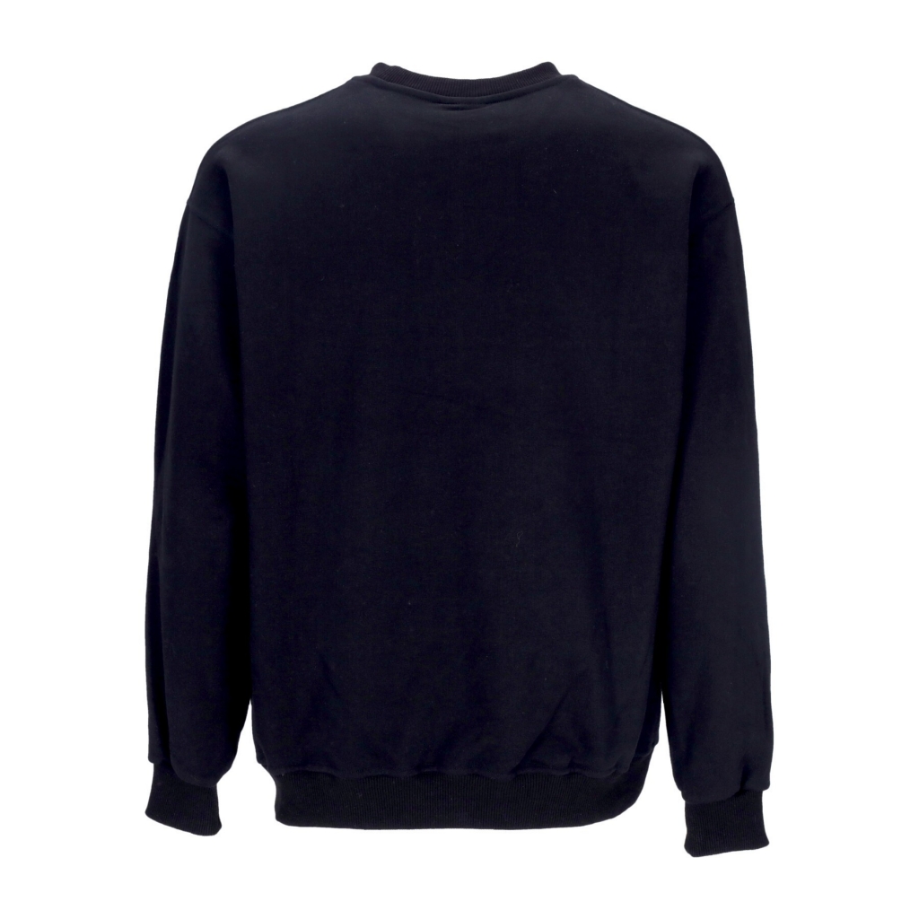 felpa leggera girocollo uomo worldwide locals crewneck BLACK