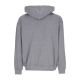 felpa leggera cappuccio uomo about hoodie GREY HEATHER