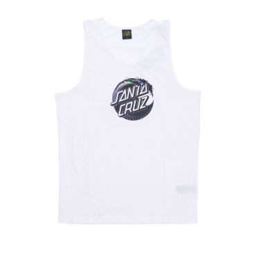 canotta uomo holo wave dot vest WHITE