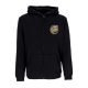 felpa cappuccio zip uomo holo flamed dot zip hood BLACK