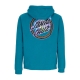 felpa cappuccio zip uomo holo flamed dot zip hood VERDIGRIS