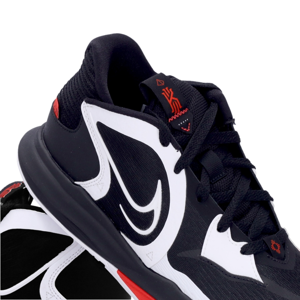 scarpa basket uomo kyrie low 5 BLACK/WHITE/CHILE RED