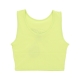 canotta corta donna barbed oval dot vest CELERY