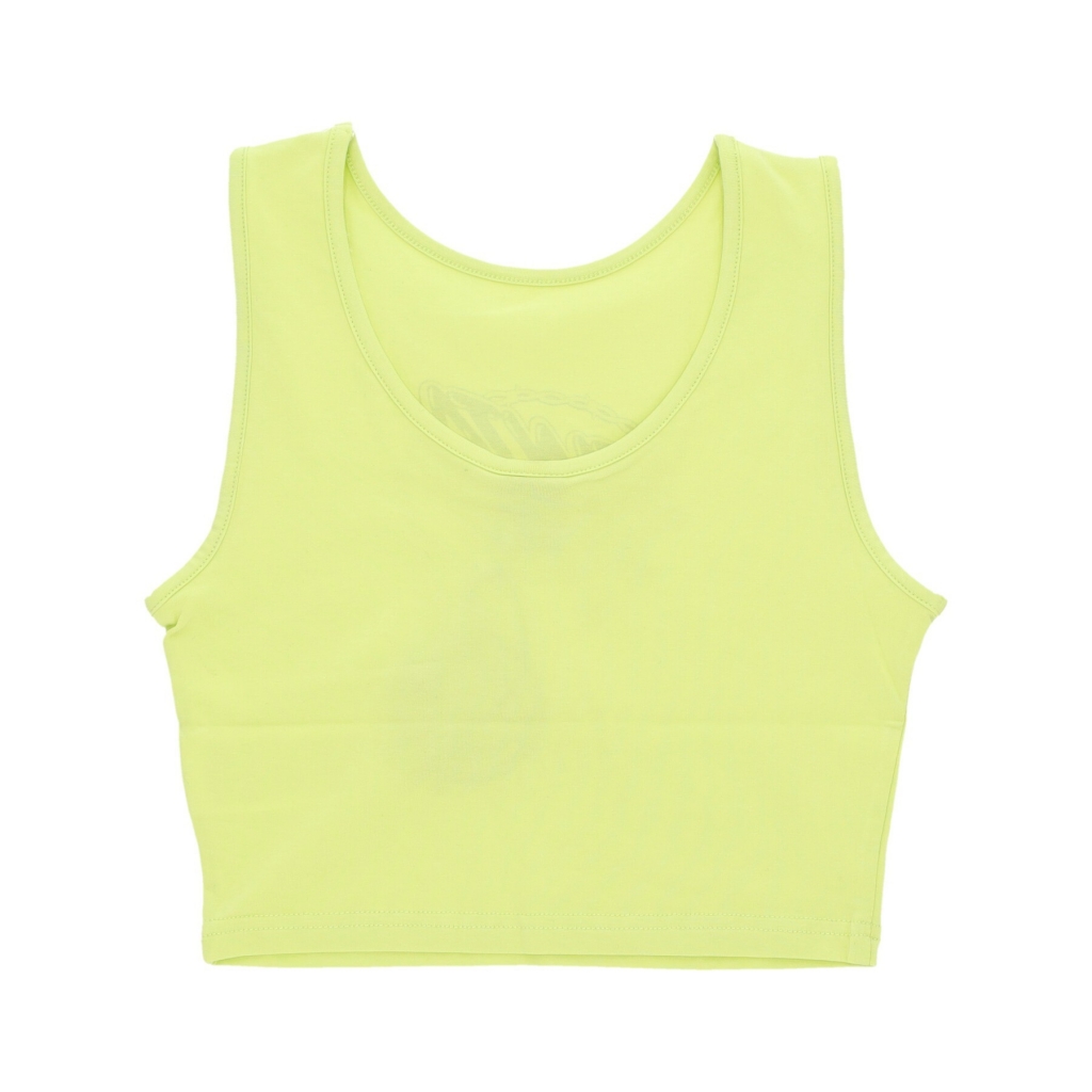 canotta corta donna barbed oval dot vest CELERY