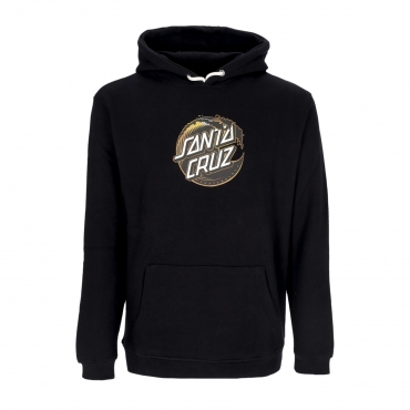 felpa cappuccio uomo holo wave dot hoodie BLACK