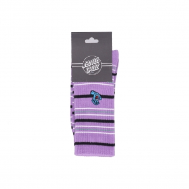 calza media uomo screaming mini hand stripe sock DIGITAL LAVENDER STRIPE