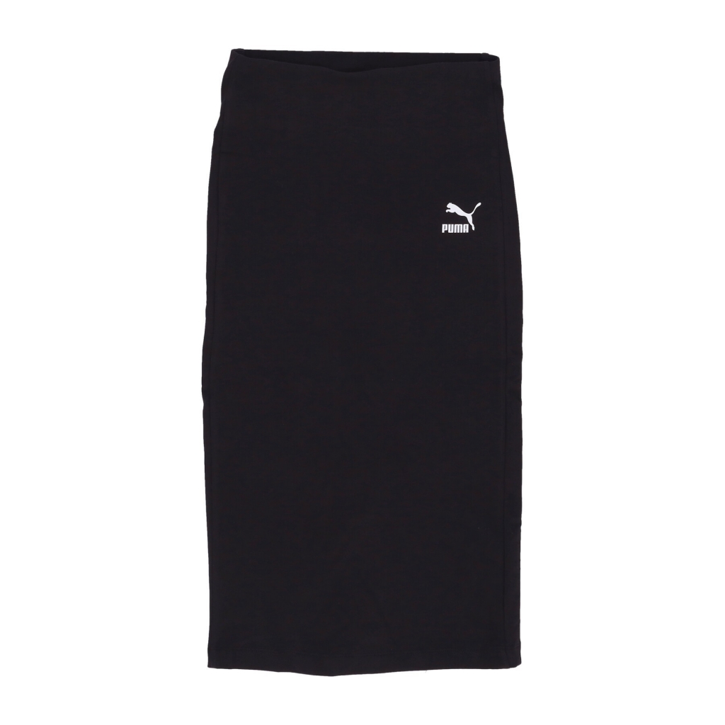 gonna donna t7 long skirt BLACK