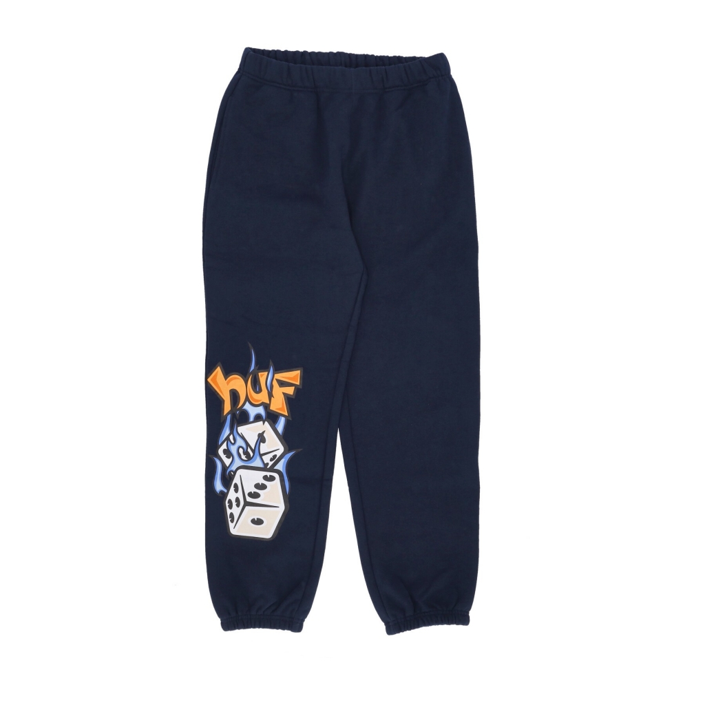 pantalone tuta felpato uomo dicey fleece pant NAVY