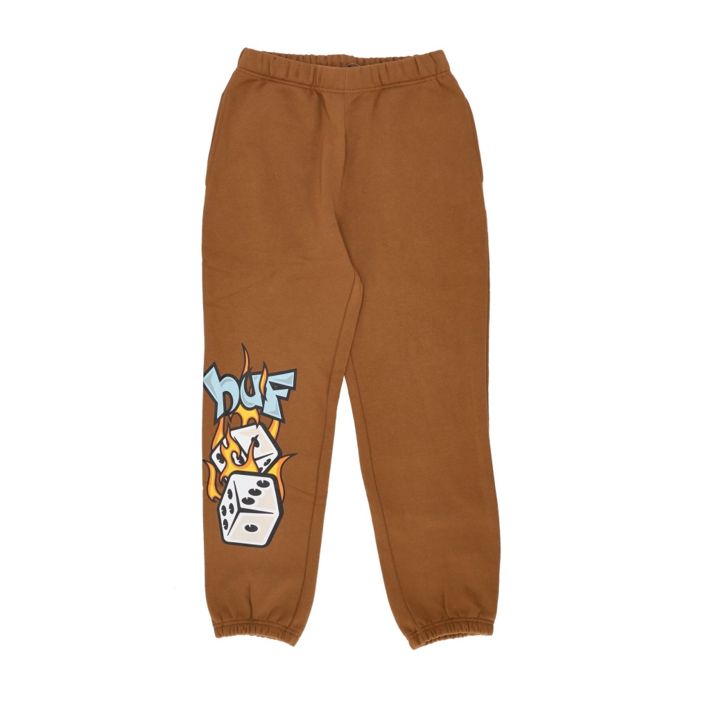 pantalone tuta felpato uomo dicey fleece pant RUBBER