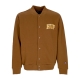 felpa leggera college uomo athletic cardigan RUBBER