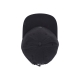 cappellino visiera piatta uomo lower case tech 6 panel strapback BLACK