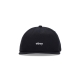 cappellino visiera piatta uomo lowercase 5 panel snapback BLACK