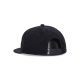 cappellino visiera piatta uomo lowercase 5 panel snapback BLACK