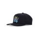 cappellino visiera piatta uomo angel 6 panel snapback BLACK