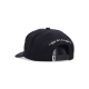 cappellino visiera piatta uomo angel 6 panel snapback BLACK