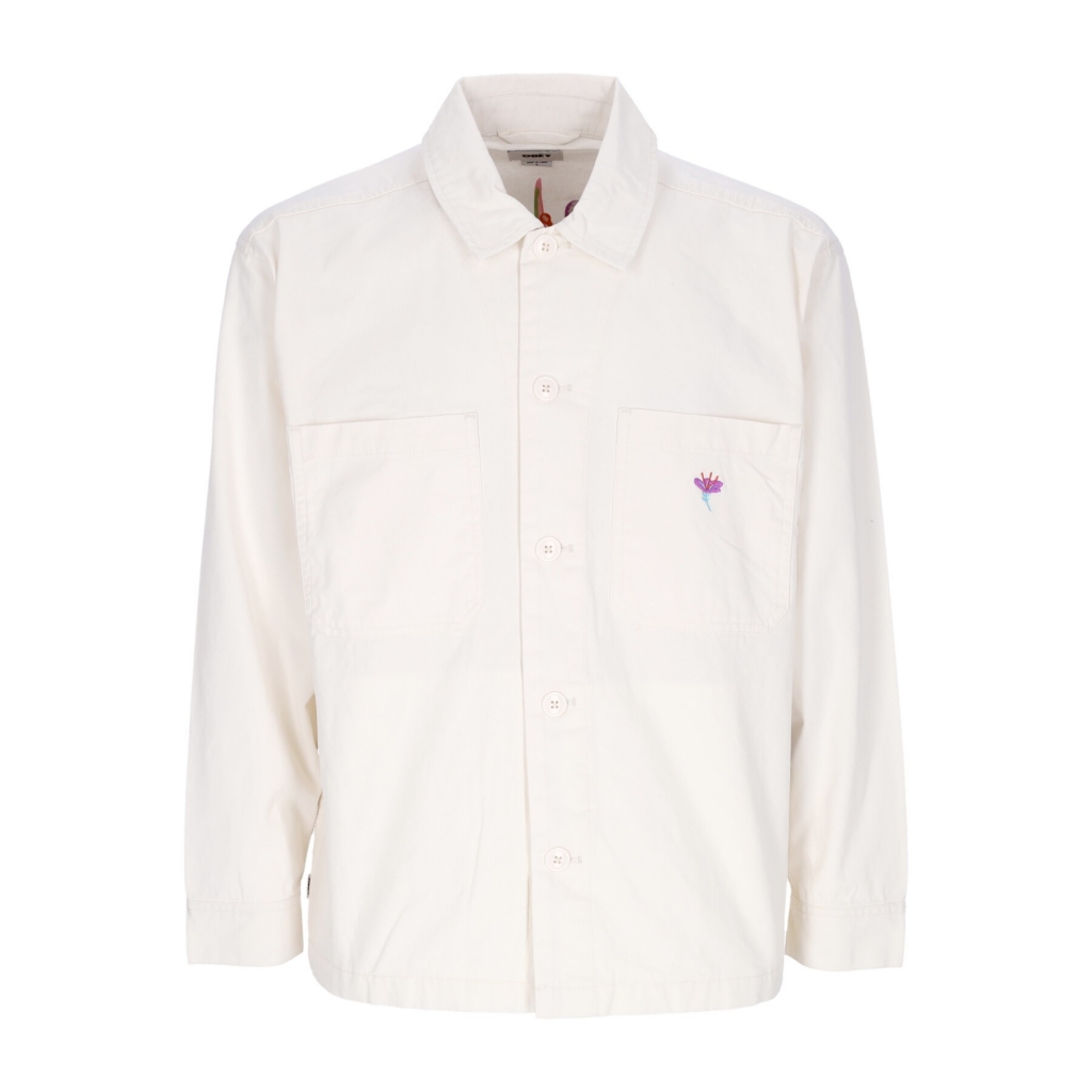 giubbotto uomo contrast shirt jacket UNBLEACHED