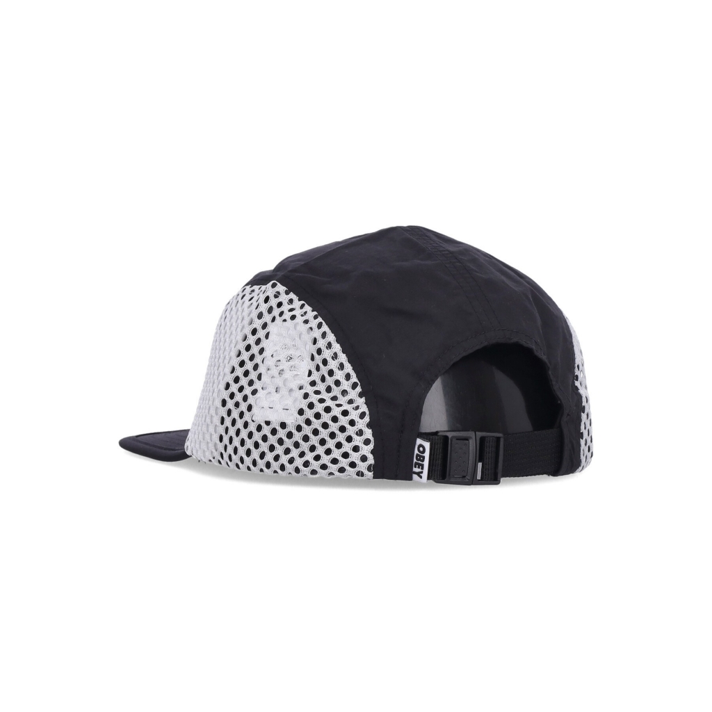 cappellino visiera piatta uomo tech mesh camp cap BLACK MULTI