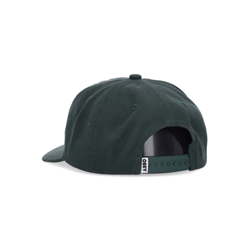 cappellino visiera piatta uomo dawg 6 panel classic snapback DARK CEDAR