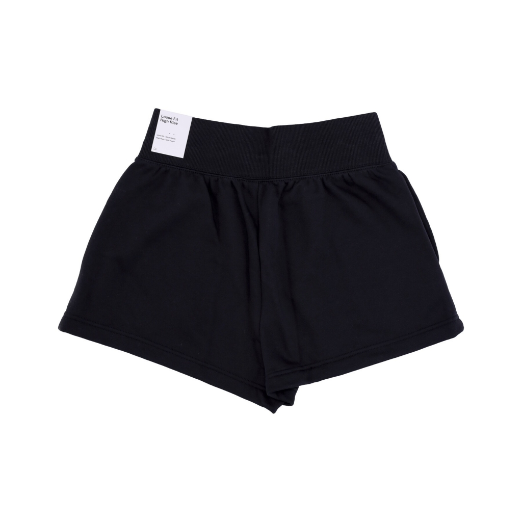 pantalone corto tuta felpato donna phoenix fleece hr short BLACK/SAIL