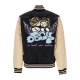 giubbotto uomo care denim varsity jacket DUSTY BLACK MULTI