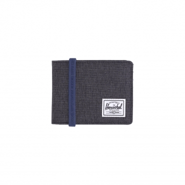 portafoglio uomo roy rfid BLACK CROSSHATCH