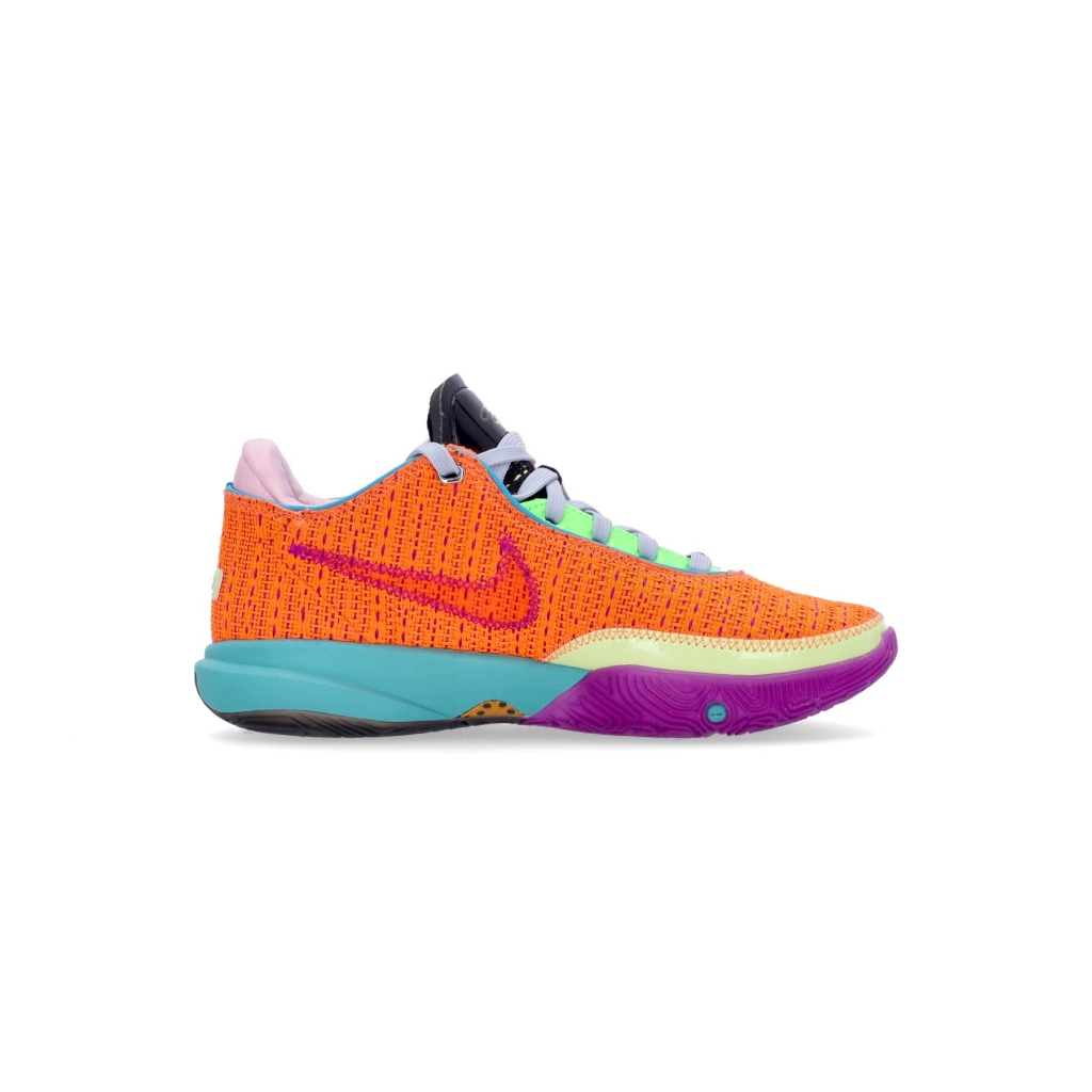 scarpa basket uomo lebron xx TOTAL ORANGE/VIVID PURPLE/GREEN STRIKE