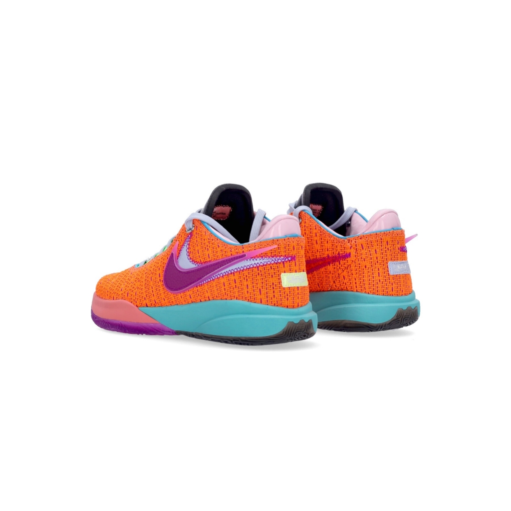 scarpa basket uomo lebron xx TOTAL ORANGE/VIVID PURPLE/GREEN STRIKE