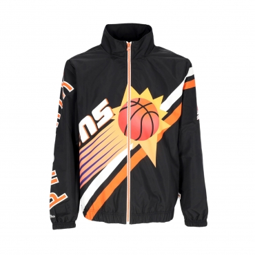 giacca a vento uomo nba exploded logo warm up jacket hardwood classics phosun BLACK