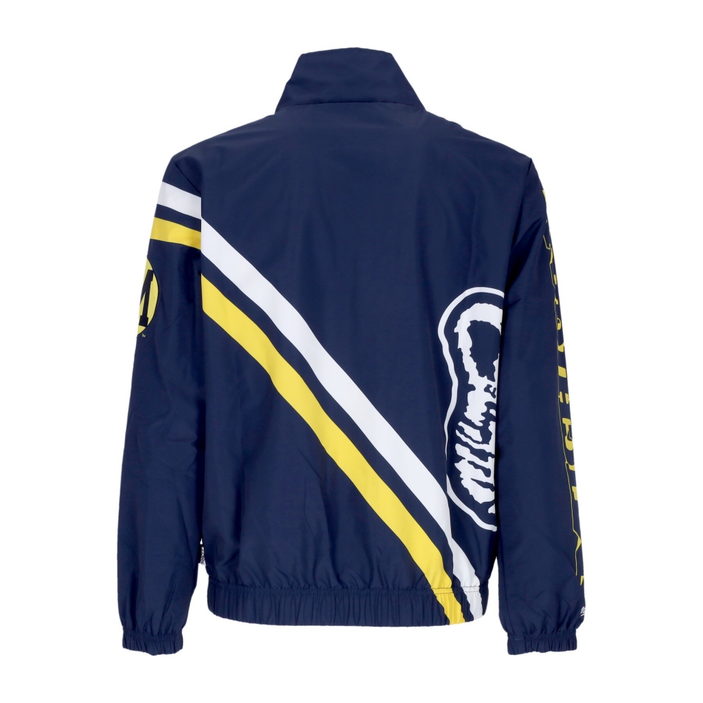 giacca a vento uomo ncaa exploded logo warm up jacket micwol NAVY