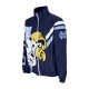 giacca a vento uomo ncaa exploded logo warm up jacket unctar NAVY