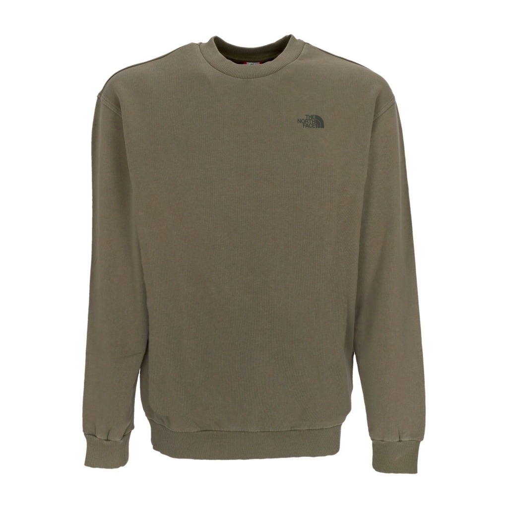 felpa leggera girocollo uomo heritage dye pack logowear crewneck NEW TAUPE GREEN