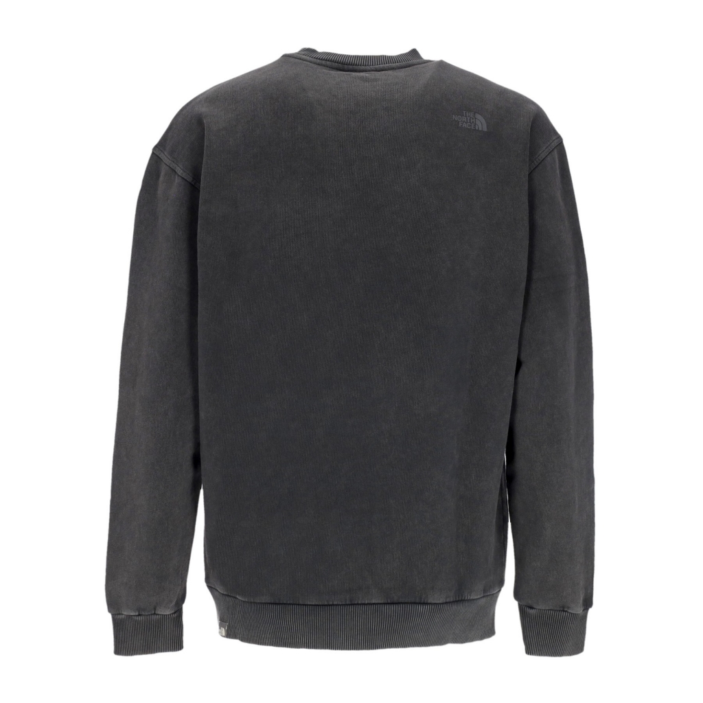 felpa leggera girocollo uomo heritage dye pack logowear crewneck BLACK