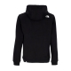 felpa leggera cappuccio uomo berkeley california hoodie BLACK