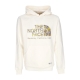 felpa leggera cappuccio uomo berkeley california hoodie GARDENIA WHITE