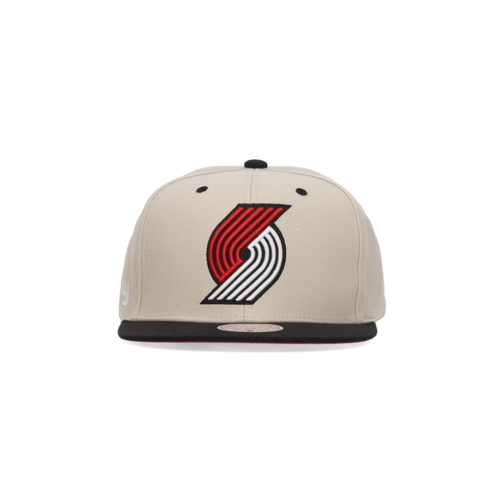 cappellino visiera piatta uomo nba sail 2 tone snapback porbla OFF WHITE