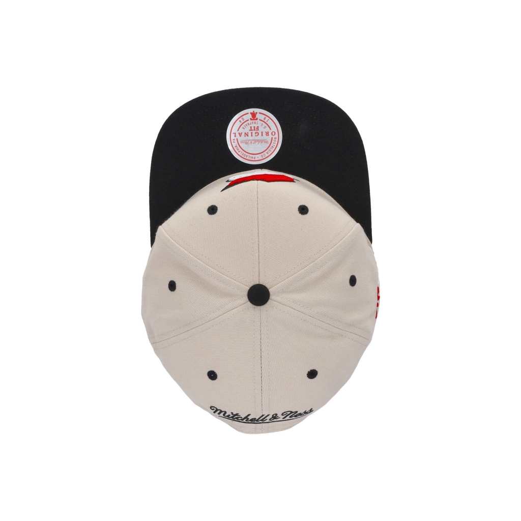 cappellino visiera piatta uomo nba sail 2 tone snapback porbla OFF WHITE