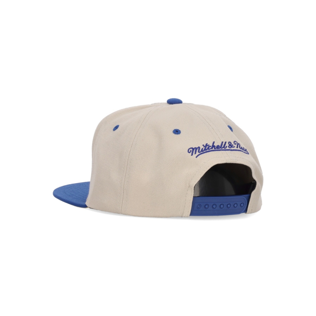 cappellino visiera piatta uomo nba sail 2 tone snapback hardwood classics golwar OFF WHITE